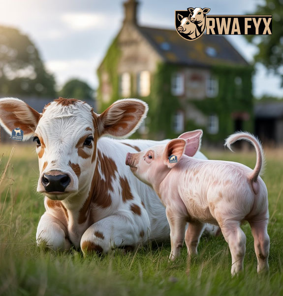 calf-and-piglet-raised-without-antibiotics-on-the-farm
